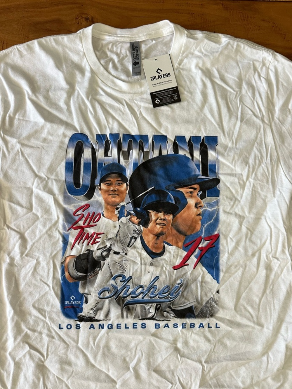NWT Shohei Ohtani Los Angeles Baseball Graphic Tee XL MLB Players Shirt